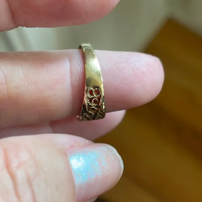 Rings Vintage Paris Jewelry Filigree Band 10k Gold Vintage Rings Vintage Paris Jewelry Filigree Band 10k Gold Vintage