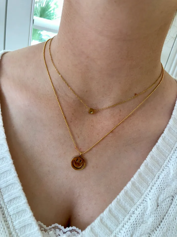 smile pendant necklace bubs sass Necklaces
