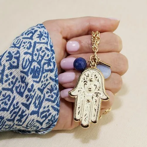 The Hand Necklace ClaudiaG Necklaces