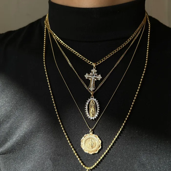 Truly Blessed Jewels Necklaces Our Lady Virgin Mary Coin Necklace