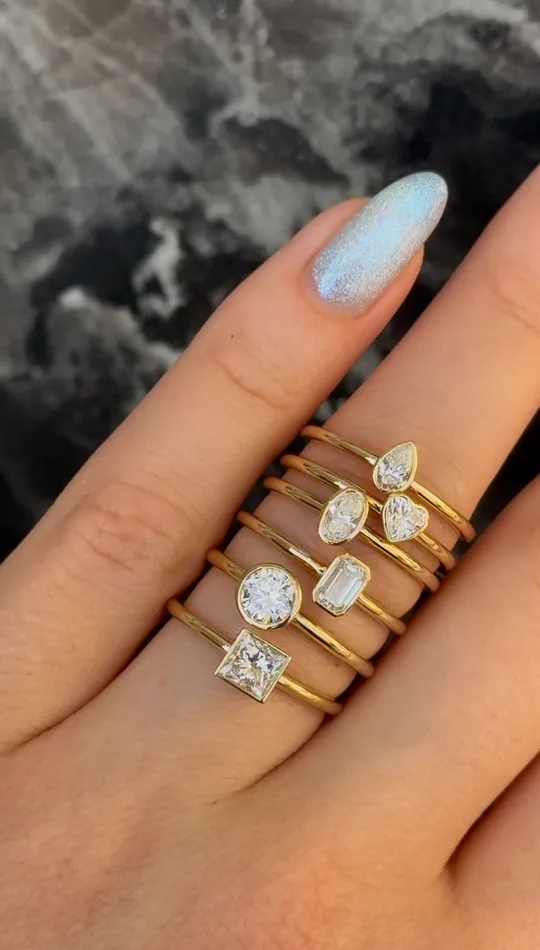 10kt Yellow Gold 020ct Pear LabGrown Diamond Bezel Solitaire Ring Independent Jewellers Rings 10kt Yellow Gold 020ct Pear LabGrown Diamond Bezel Solitaire Ring Independent Jewellers Rings