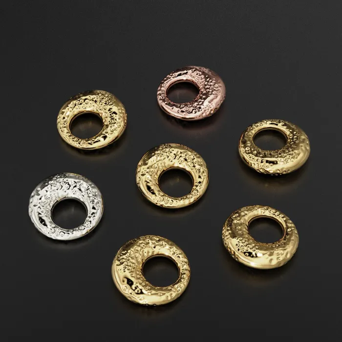 4mm 18k Solid Yellow Gold Ancient Style Rounded Donut Nugget Spacer Findings Beads With Rustic Raw Surface 5 Jalvi Co PreStyled Sets 4mm 18k Solid Yellow Gold Ancient Style Rounded Donut Nugget Spacer Findings Beads With Rustic Raw Surface 5 Jalvi Co PreStyled Sets