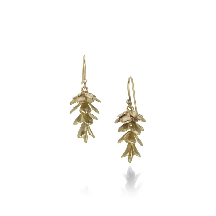 Annette Ferdinandsen Earrings Small 14k Pinecone Earrings
