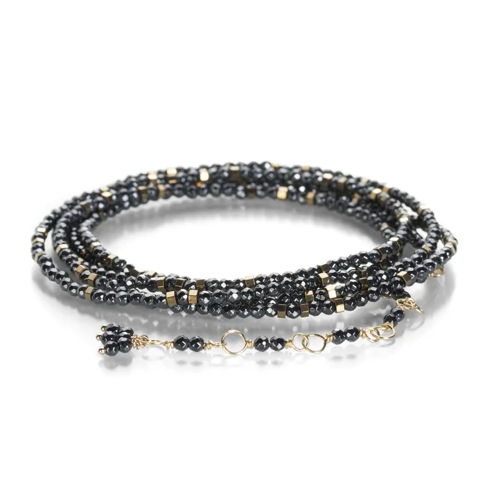 Bracelets Anne Sportun Hematite Confetti Wrap Bracelet