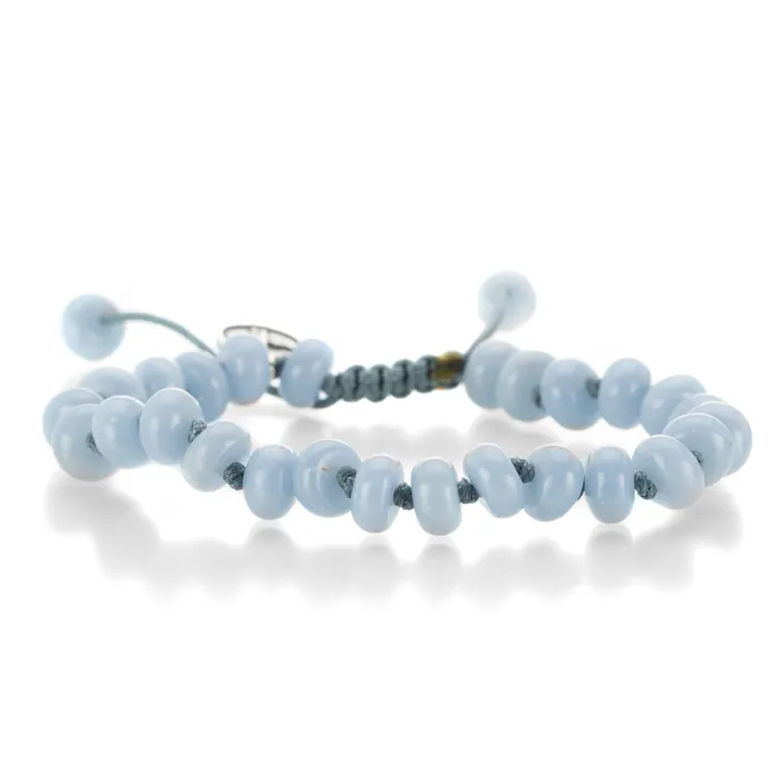 Bracelets Joseph Brooks 8mm Smooth Angelite Bead Bracelet