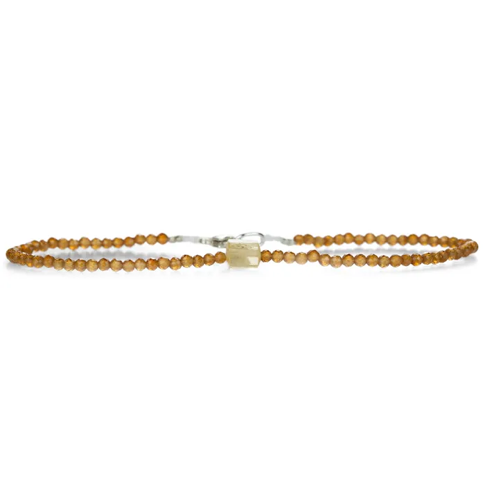 Bracelets Margaret Solow Hessonite Garnet and Topaz Bracelet