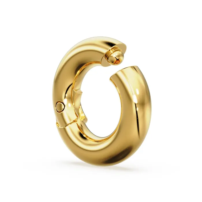 Charm Necklaces 10mm Clicker Charm Holder 18mm Profile 14K Gold Ring Clasp Necklace Connector Clasp Lock Charm holder Solid Gold Charms ClaspSALE Jalvi Co Charm Necklaces 10mm Clicker Charm Holder 18mm Profile 14K Gold Ring Clasp Necklace Connector Clasp Lock Charm holder Solid Gold Charms ClaspSALE Jalvi Co