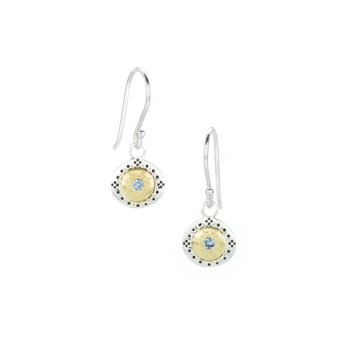 Earrings Adel Chefridi Aquamarine Seeds of Harmony Earrings
