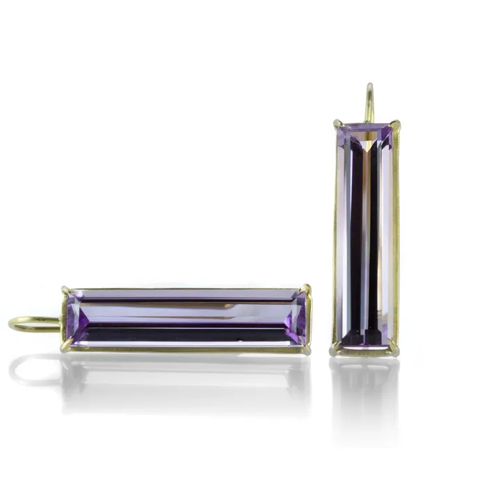 Earrings Rosanne Pugliese Lavender Amethyst Prism Earrings