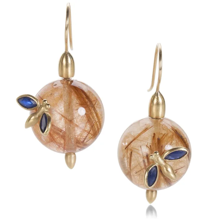 Gembugs on Quartz Earrings Gabriella Kiss Earrings