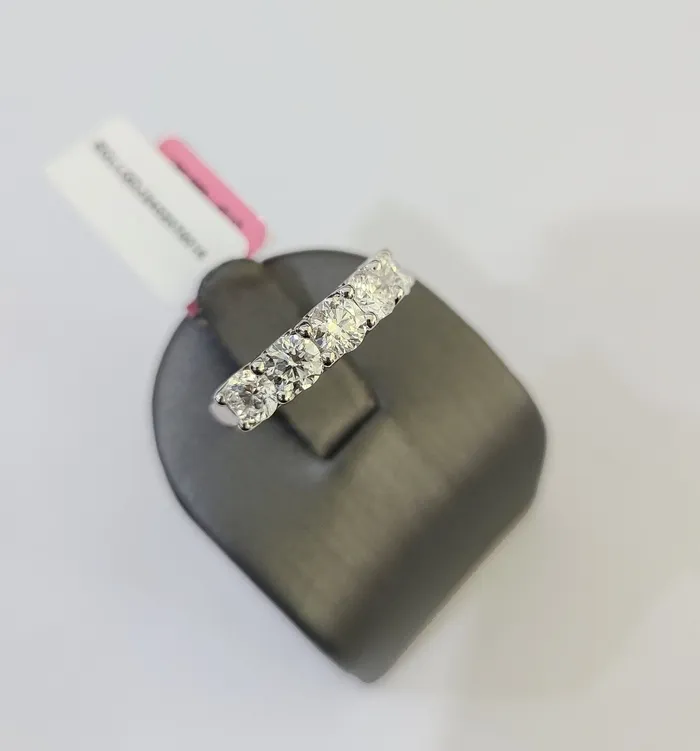 Gold and Diamond Real 10k White Gold Diamond Ladies Ring Lab Created Women Engagement Wedding Rings