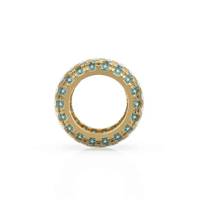 Jalvi Co Charm Necklaces 14K Large Solid Italian Gold Swiss Blue Topaz Rondels Charm Roundel Blue Topaz Enhancer Charm Pave set Sapphire November spacer charms Jalvi Co Charm Necklaces 14K Large Solid Italian Gold Swiss Blue Topaz Rondels Charm Roundel Blue Topaz Enhancer Charm Pave set Sapphire November spacer charms