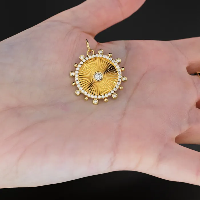 Jalvi Co PreStyled Sets Sunburst Medallion 14k 18k Solid Gold Charm Pendant Sun Gold Charm Gold Charm Finding Sunrays Solid Gold Pendant Jalvi Co PreStyled Sets Sunburst Medallion 14k 18k Solid Gold Charm Pendant Sun Gold Charm Gold Charm Finding Sunrays Solid Gold Pendant
