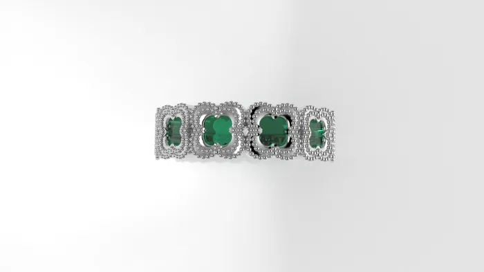 Jcm 21 jewelry Rings 14K Ring with 6 STONES Stt Prong FILIGREE