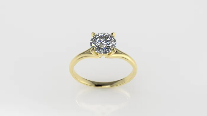 Jcm 21 jewelry Rings 14k Solitaire Ring 1 Diamond VS1