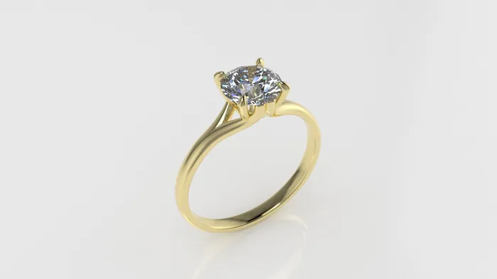 Jcm 21 jewelry Rings 14k Solitaire Ring 1 Diamond VS1