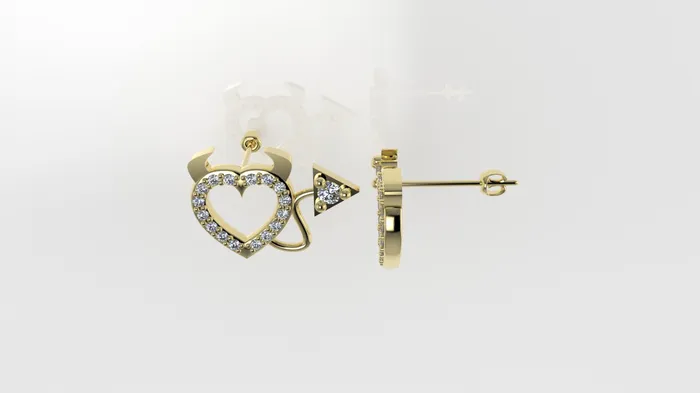 JCM DESIGN JEWELRY Earrings 14k Gold Earrings with 34 DIAMONDS VS1 Stt Prong it is for daily use for any occasion