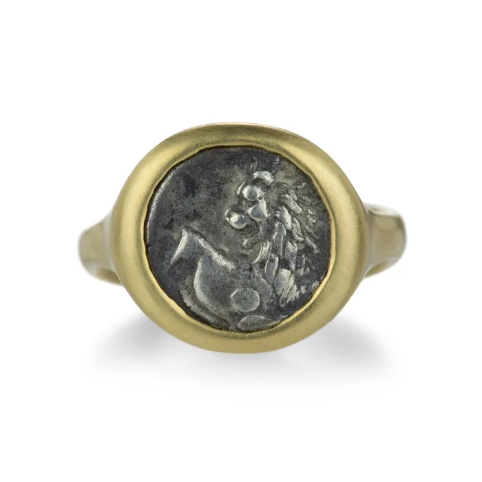 Lola Brooks Rings Ancient Greek Coin Ring Lola Brooks Rings Ancient Greek Coin Ring