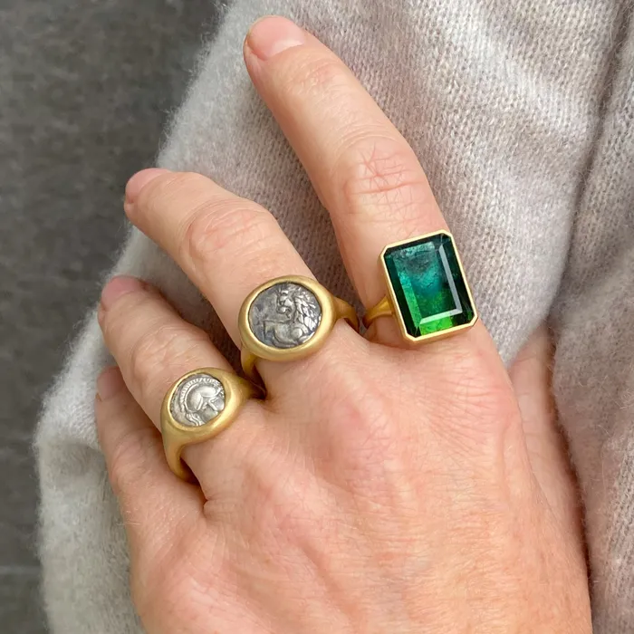 Lola Brooks Rings Ancient Greek Coin Ring Lola Brooks Rings Ancient Greek Coin Ring