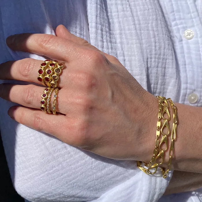 Marian Maurer Short Line Rain Chain Bracelet Bracelets