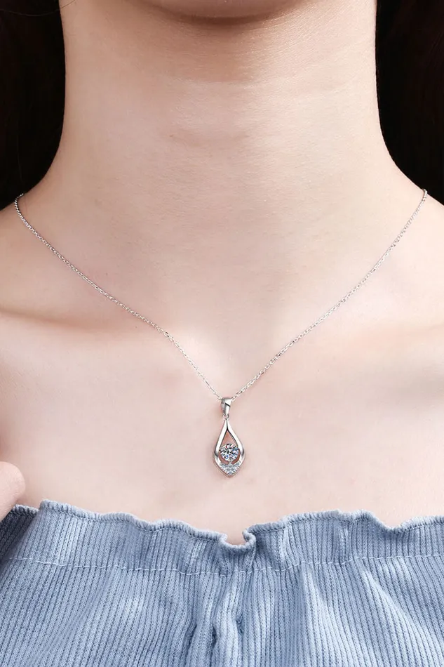 Necklaces Glamorous Always Moissanite Pendant Necklace Trendsi