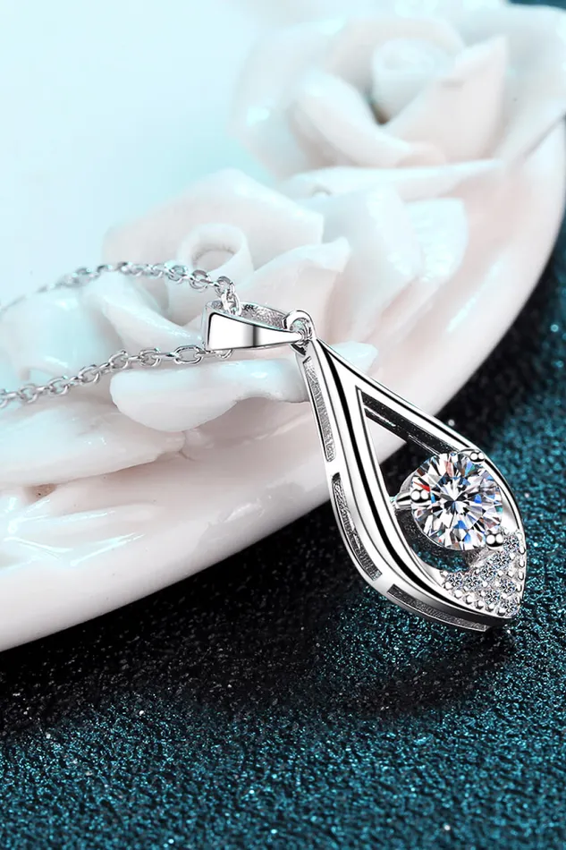 Necklaces Glamorous Always Moissanite Pendant Necklace Trendsi