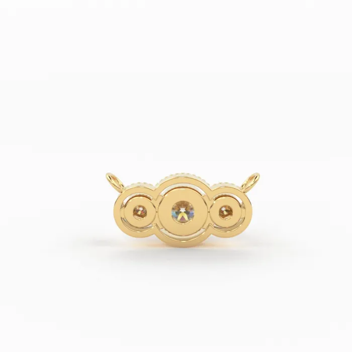 Necklaces Jalvi Co 14k Gold Art Deco Chain Necklace for Women Trio Diamond Station Also available in 14k Rose Gold and 14k White Gold 3 Stone Charm Pendant Necklaces Jalvi Co 14k Gold Art Deco Chain Necklace for Women Trio Diamond Station Also available in 14k Rose Gold and 14k White Gold 3 Stone Charm Pendant