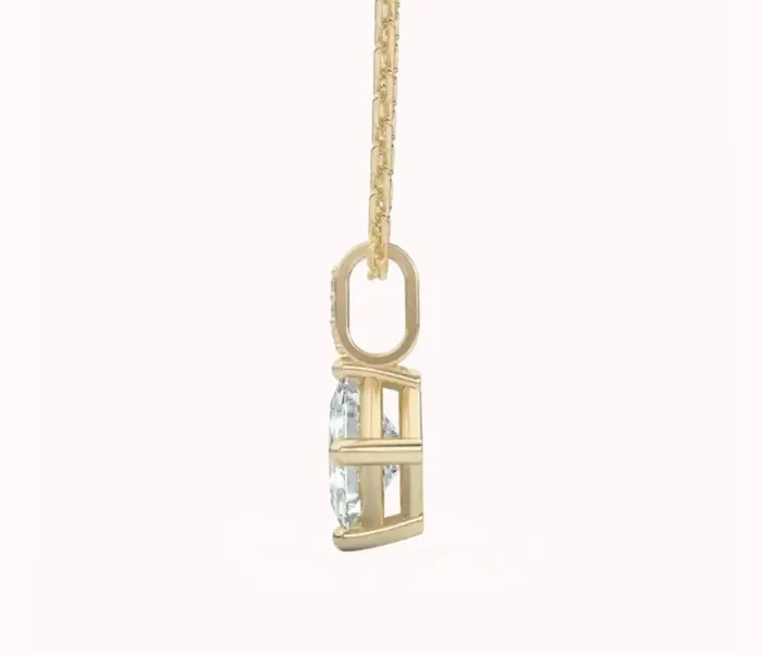 Necklaces JCM DESIGN JEWELRY 14k Yellow Gold Pendant with 1 Diamond princess cut and 3 Diamond 1mm it is very comfortable and elegant ideal for any occasion Necklaces JCM DESIGN JEWELRY 14k Yellow Gold Pendant with 1 Diamond princess cut and 3 Diamond 1mm it is very comfortable and elegant ideal for any occasion