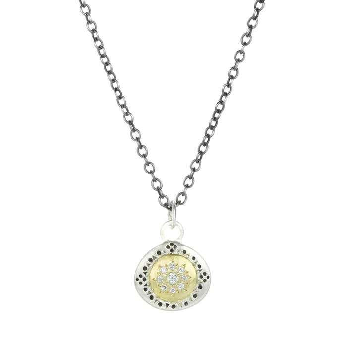 Necklaces Pom Seeds of Harmony Diamond Charm Necklace
