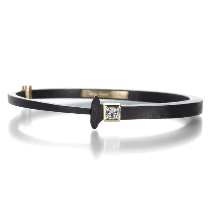 Princess Cut Diamond Nail Bracelt Pat Flynn Rings