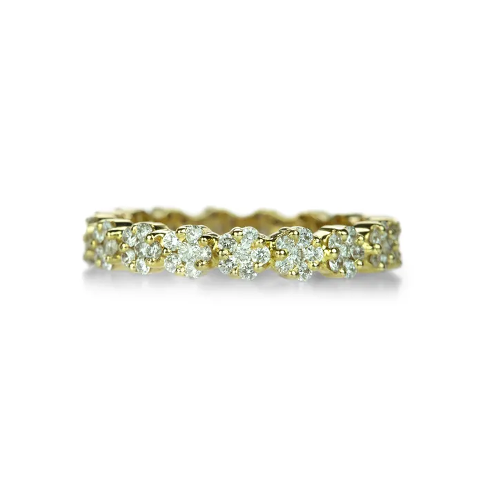 Rings Sethi Couture Rosetta White Diamond Band