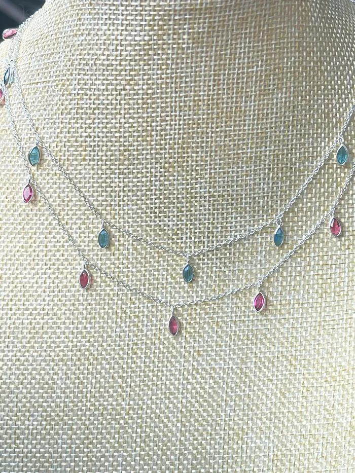 Sophiareneboutique Necklaces Sterling Silver Tourmaline London Topaz Necklace Sophiareneboutique Necklaces Sterling Silver Tourmaline London Topaz Necklace