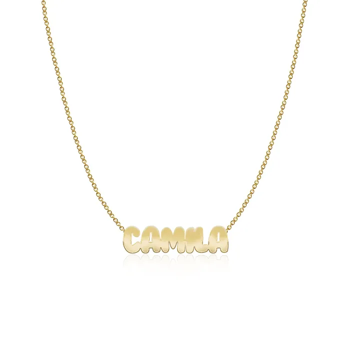 Alev Collection Necklaces Cutout Name Chain Necklace