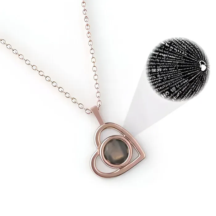 Ashley Jewels Necklaces Projection Necklace With 100 Languages