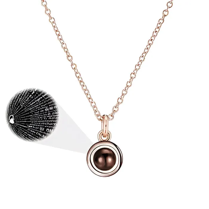 Ashley Jewels Necklaces Projection Necklace With 100 Languages