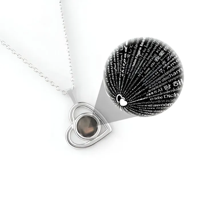 Ashley Jewels Necklaces Projection Necklace With 100 Languages