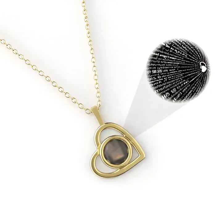Ashley Jewels Necklaces Projection Necklace With 100 Languages