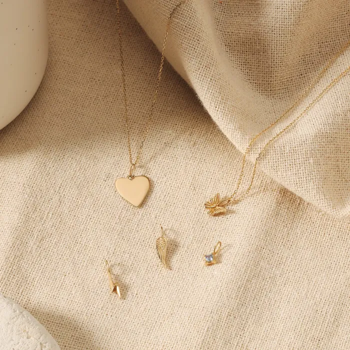 Aurelie Gi Charm Necklaces ANGELICA Wing Charm