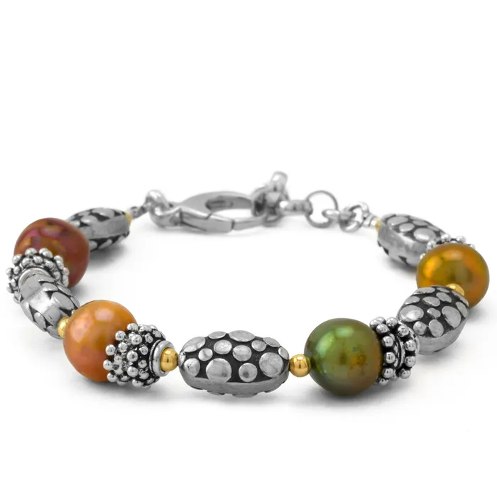 Bracelets Elisa Ilana 10mm Pearl Sterling Silver Bracelet