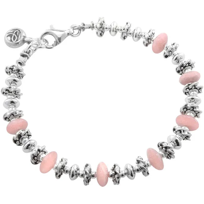 Bracelets Rhodochrosite Sterling Silver Bracelet241250 Elisa Ilana