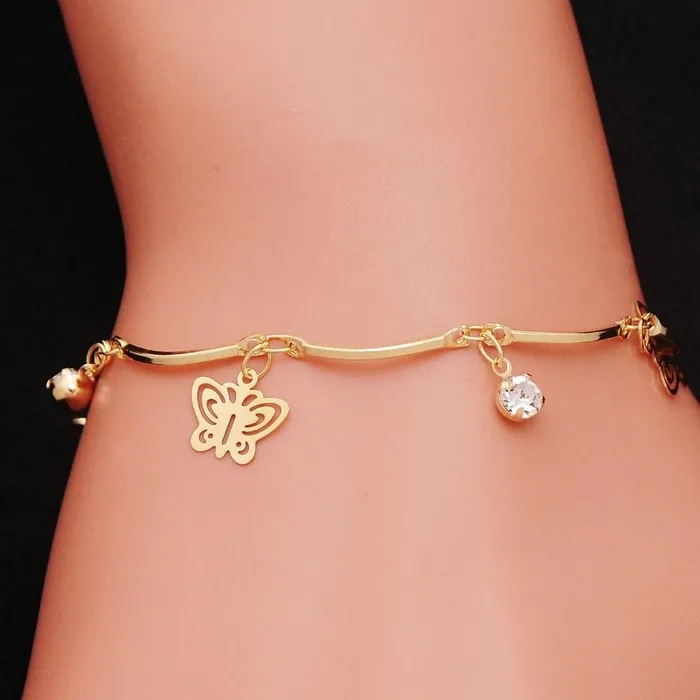 Bracelets sparklingselections Butterfly Crystal Charm Bracelet For Women