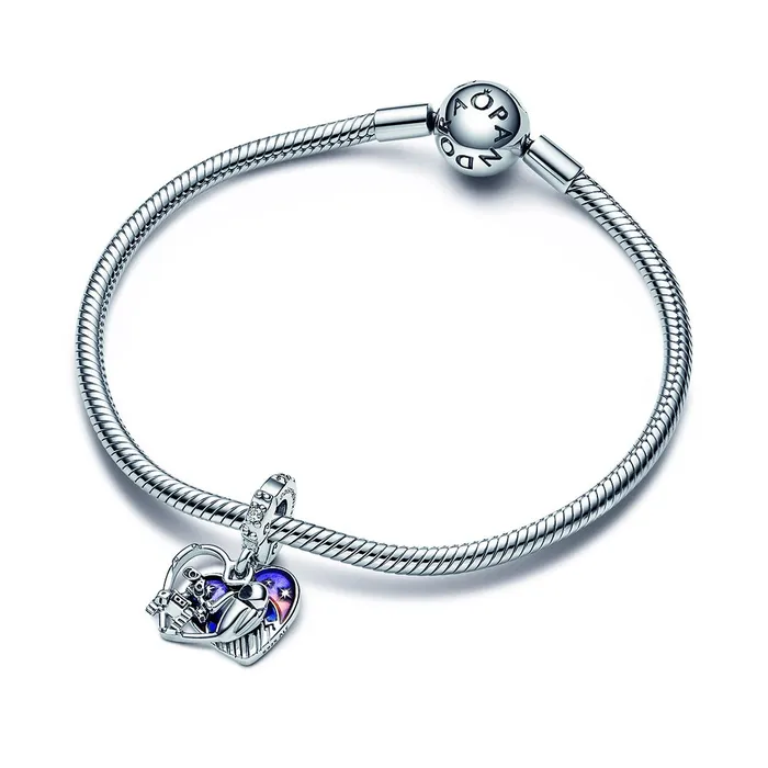 Charm Necklaces Disney Pixar WallE Eve Glowinthedark Dangle Charm Pandora