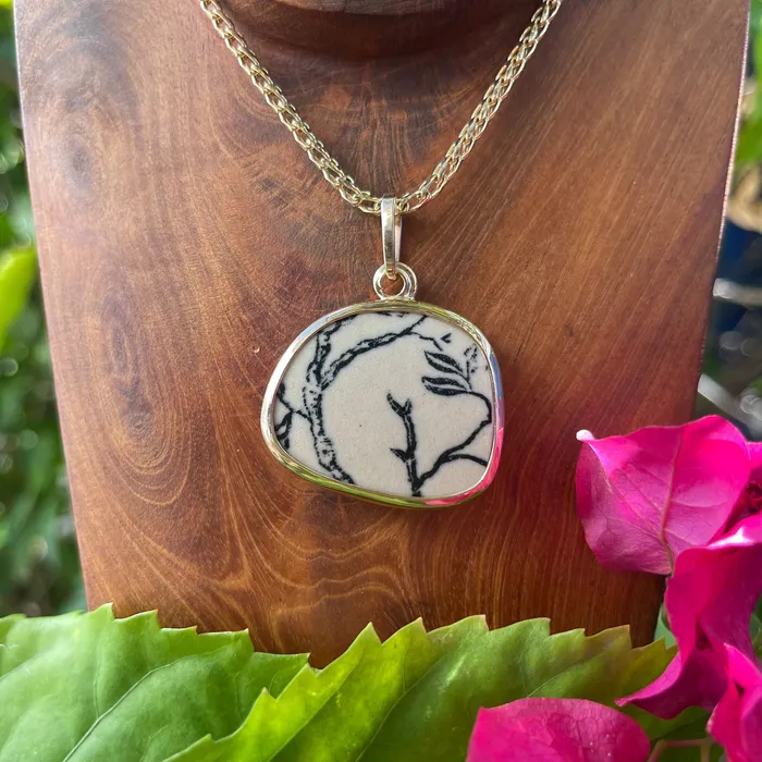 Crucian Gold Necklaces Branching Out 14k Gold Pendant