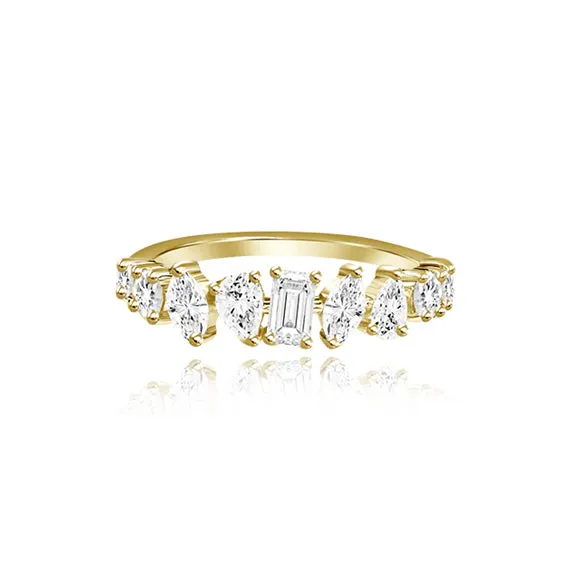 Diamond Multi Shape Ring Alev Collection Rings