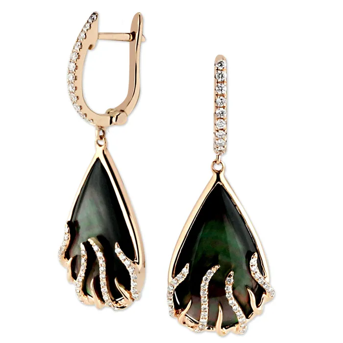 Earrings Black Luna Earrings344140 Frederic Sage