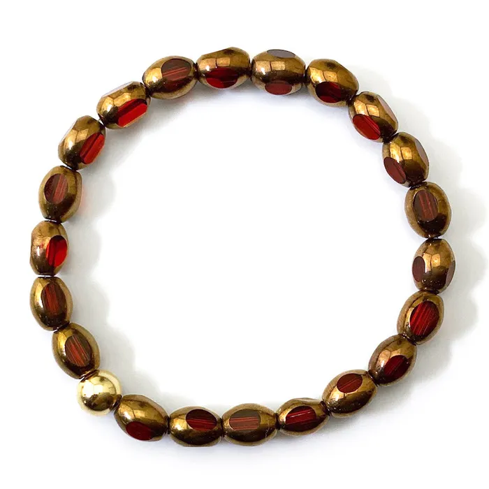 Elisa Ilana Bracelets Mocha Beaded Stretch Bracelet Elisa Ilana Bracelets Mocha Beaded Stretch Bracelet