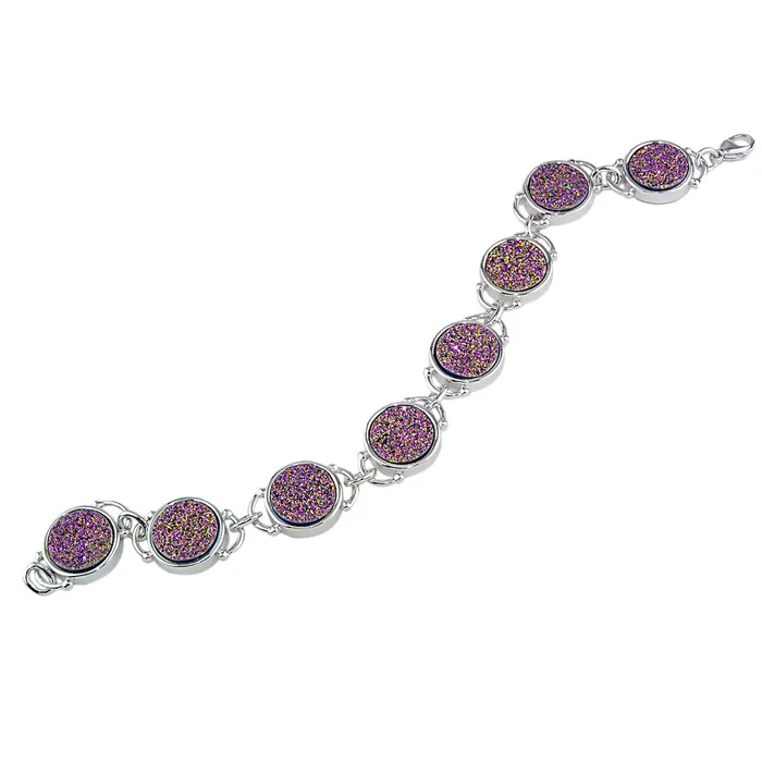 Elisa Ilana Bracelets Moody Pink Drusy Bracelet342053
