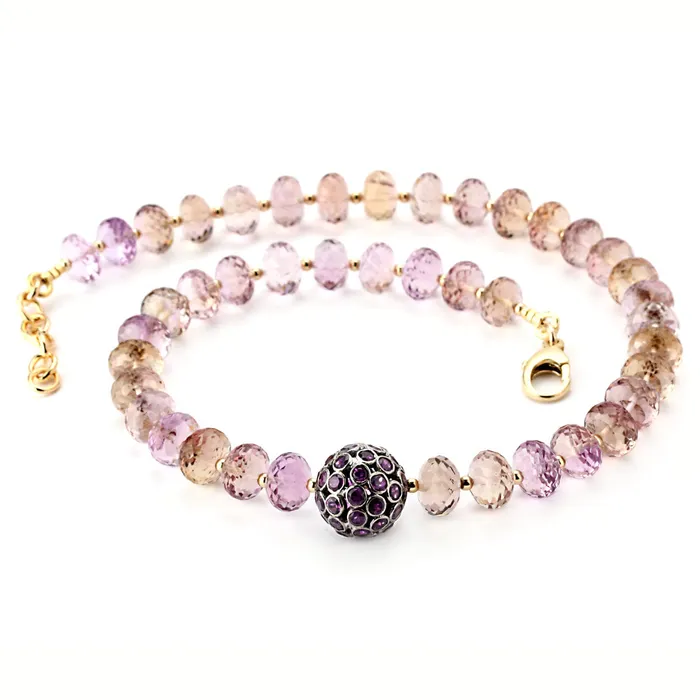 Elisa Ilana Necklaces Ametrine Amethyst Necklace343107