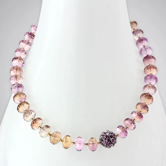 Elisa Ilana Necklaces Ametrine Amethyst Necklace343107