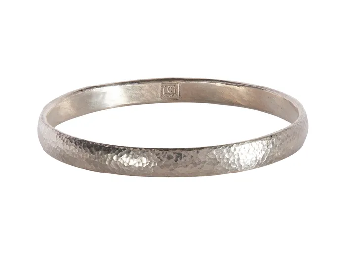 GG SILVER CLR Bracelets GURHAN Hoopla Sterling Silver Stacking Bangle Bracelet 55mm Wide Gold Accents GG SILVER CLR Bracelets GURHAN Hoopla Sterling Silver Stacking Bangle Bracelet 55mm Wide Gold Accents